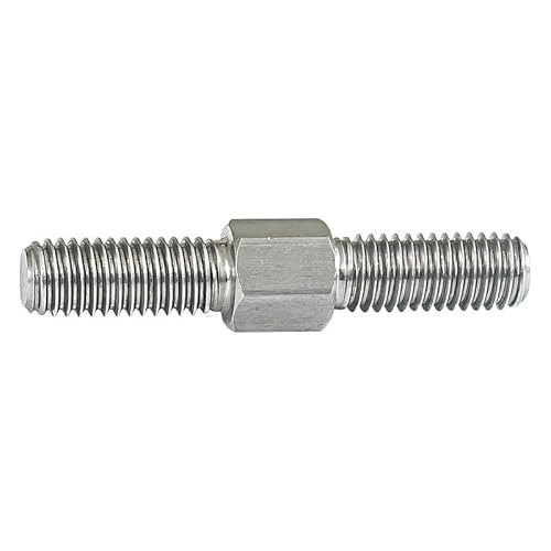 1 STÜCK M6 304 Edelstahl links und rechts - Doppelendgewinde fest verstellbare Schubstangenbolzenschrauben(M6 x 80mm-1pcs) von RTKYYZ