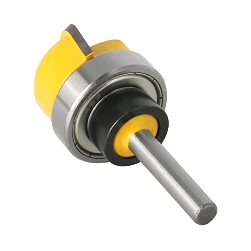 1 Stück 6 mm / 6,35 mm / 8 mm Schaftschale & amp;Tablettfräser 1-1/8"Durchmesser Rundnasenfräser Holzbearbeitung Eckrundungsfräser(6X28.6mm) von RTKYYZ