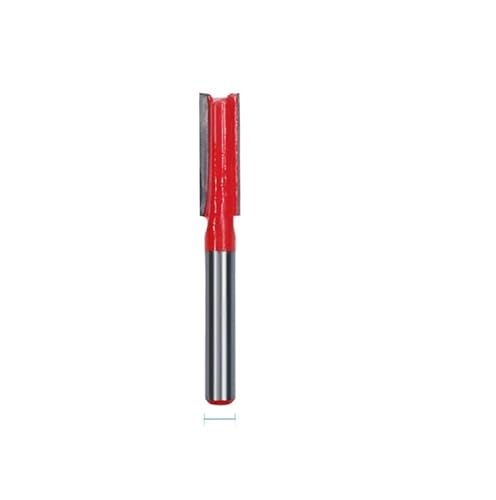 1 stück 1/4 "1/2" Schaft Doppelschneidiges Gerades Bit Legierung Doppelflöte Router Bit Holz Fräser Kunststoff Holz Schlitzen Holzbearbeitungswerkzeug(1-4 X 1-4) von RTKYYZ