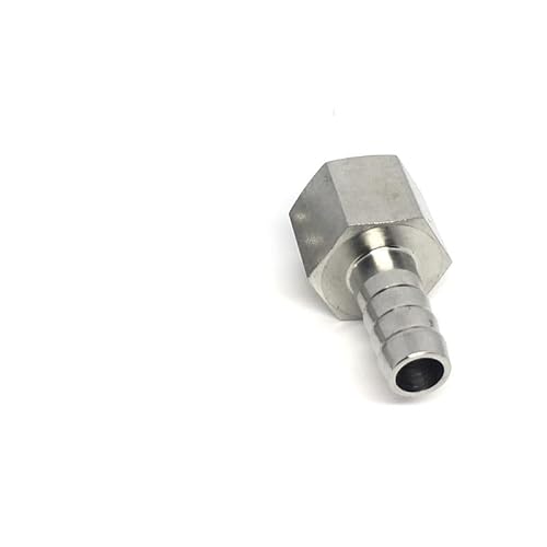 1 stück Edelstahl Rohr Armaturen 304 BSP Innengewinde X Barb Schlauch Schwanz Reduzierstück Pagode Joint Kupplung Stecker(6mm tube,1/4") von RTKYYZ