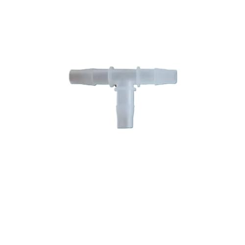 10 Stück Kunststoff-Rohrverschraubung 1,6 mm – 25 mm Pagode Widerhaken gleich 3-Wege-T-Stück Typ Aquarium PP-Einsatz Schlauchverbinder for Hausgarten(3.2mm) von RTKYYZ