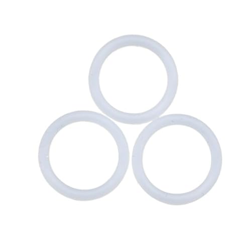10 Stück VMQ Weiße Silikonringdichtung CS 2 mm Außendurchmesser 5~80 mm Lebensmittelqualität wasserdichte Unterlegscheibe Gummi Silikondichtung Gummi-O-Ring(OD 40mm CS 2mm) von RTKYYZ
