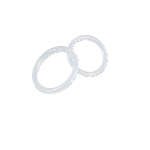 10 Stück weiße lebensmittelechte Silikonringdichtung CS 2,4 mm OD 6~60 mm wasserdichte Unterlegscheibe Gummi VMQ Ring O-Ring Silikonringdichtung(OD 33MM ID 28.2MM_CS 2.4MM) von RTKYYZ