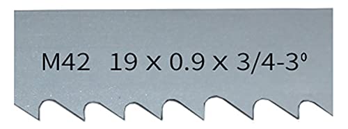 1735, 2240, 2360, 2560 mm X19 X 0,9 mm Bandsägeblatt Schneiden von Hartholz, Weichmetall M42 Bimetall-Bandsägeblatt.(1 Piece 3-4 Teeth,Length 1826mm) von RTKYYZ