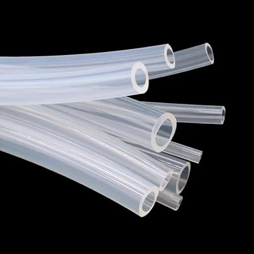 1M Klar Lebensmittelqualität Transparent Silikon Gummi Schlauch OD6 7 8 9 10 11 12 13 14 Mm Flexible Silikon Rohr(1 meter,ID 9mm x 14mm OD) von RTKYYZ