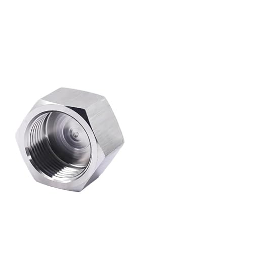 1PC 1/8" 1/4" 3/8" 1/2" 3/4" 1" BSP NPT Metrisches Innengewinde 304 Edelstahl Sechskant Endkappe Stecker Rohrverschraubung (Color : 304Stainless Steel, Size : M12x1.5) von RTKYYZ