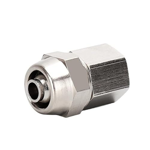 1PC Coper 1/8 "1/4" 3/8 "1/2" BSP Weibliche Pneumatische Fittings Push-In Schnell Stecker Release air Fitting OD 4 6 8 10MM(6MM,1/2") von RTKYYZ