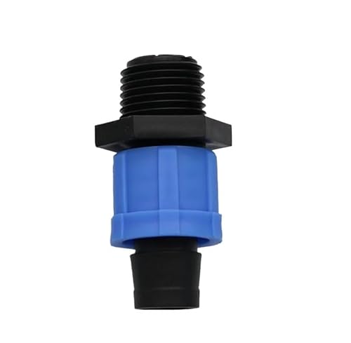1PC DN17mm Rohr Wasser Splitter 1/2 "3/4" Außen-/Innengewinde Widerhaken Gesperrt T Gerade Ventil stecker Hause Dekoration Rohr Armaturen(1I2 M-Thread 2-Way) von RTKYYZ