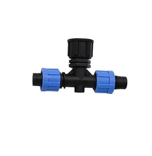 1PC DN17mm Rohr Wasser Splitter 1/2 "3/4" Außen-/Innengewinde Widerhaken Gesperrt T Gerade Ventil stecker Hause Dekoration Rohr Armaturen(3I4 F-Thread Tee) von RTKYYZ