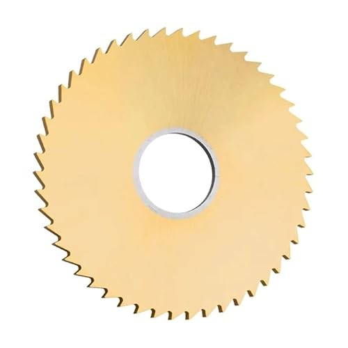 1pc Sägeblatt Mühle HSS Co TiN Kreisförmige Schneiden Werkzeug CNC Schlitz Bearbeitung Schlitzen Stahl Durchmesser 40 50 60mm for Metall Stahl Rohr(60MM-D16_2.0MM) von RTKYYZ