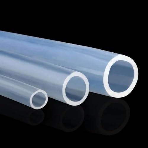 1pc Silikon Rohr Schlauch Transparent Lebensmittel Grade Geschmacklos Hohe Temperatur Beständig Wasser Dispenser Schlauchpumpe Haushalt(ID6 x OD12mm) von RTKYYZ