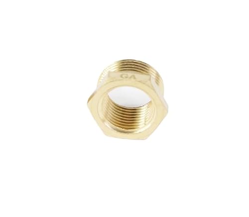 2 stücke 1/4 "3/8" 1/2 "BSP M10 M12 M14 M16 Weiblich - Männlich Messing Reduzierstück Reduzieradapter Fitting Gas Luft Wasser Kraftstoff Manometer(Size 1) von RTKYYZ