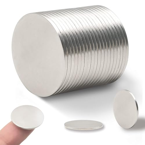 20 x 1 mm Kühlschrankmagnete, Whiteboard-Magnete, Kunst- und Bastelmagnete, kleine Magnete, Mini-Magnete, Büromagnete(20PCS-20x1mm) von RTKYYZ