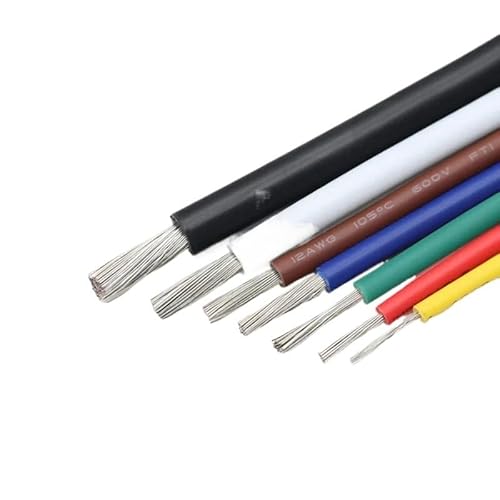 24 22 20 18 16 14 12 10 8 AWG UL1015 mehradriges elektrisches Kabel PVC-Lampenbeleuchtung verzinntes Kupferkabel DIY-Linie 600 V(PURPLE,14AWG x 10M) von RTKYYZ