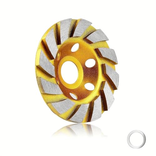 4 Zoll Beton Turbo Diamant-Schleiftopfscheibe 12 Segmente Hochleistungs-Winkelschleifscheiben for Winkelschleifer 4 Zoll Beton Turbo Diamant-Schleiftopfscheibe 12 Segmente Hochleistungs-Winkelschleifscheiben for Winkelschleifer von RTKYYZ