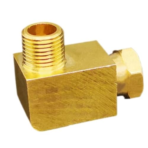 5 PCS 1/8 "1/4" BSP M4 M5 M6 M8 M10 metrisches Außengewinde 4 6 8 mm Kompressionswinkelstück Ölrohr Messingrohrverschraubung Ölschmiersystem(Elbow,M6x1mm To 4mm) von RTKYYZ