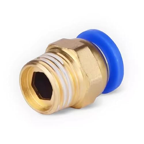 5 STÜCKE 4mm 6mm 8mm 10mm x M5 M6 M8 M10 M12 M14 M16 M20 Außengewinde gerade One Touch Air Pneumatische Push-In Quick Pipe Fitting(6mm-M12x1.5 5PCS) von RTKYYZ
