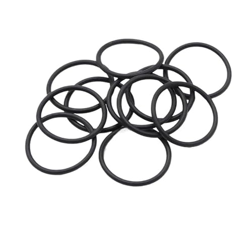 50 Stück schwarze NBR-O-Ring-Dichtung, Dicke CS 1,8 mm, OD 1,8~71 mm, Nitrilkautschuk, O-Typ-Ring, korrosionsbeständig, ölbeständig, Dichtscheibe(ID 9mm OD 12.6mm) von RTKYYZ