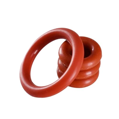 CS 1 mm CS 2 mm CS 3,1 mm Unterlegscheiben, rote Silikon-VMQ-O-Ring-Dichtung, wasserdicht, isolierte Gummi-Silikonringe, Dichtung in Lebensmittelqualität (Color : 10Pcs, Size : OD 16mm CS1.5mm) von RTKYYZ