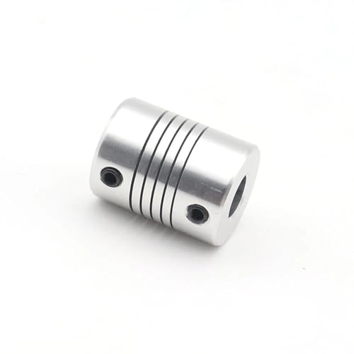 D19L25 3mm 4mm 5mm 6mm 6,35mm 8mm 10mm Aluminium Z-Achse Flexible Kupplung for Schrittmotor Koppler Wellenkupplungen 3D Drucker(6X10) von RTKYYZ
