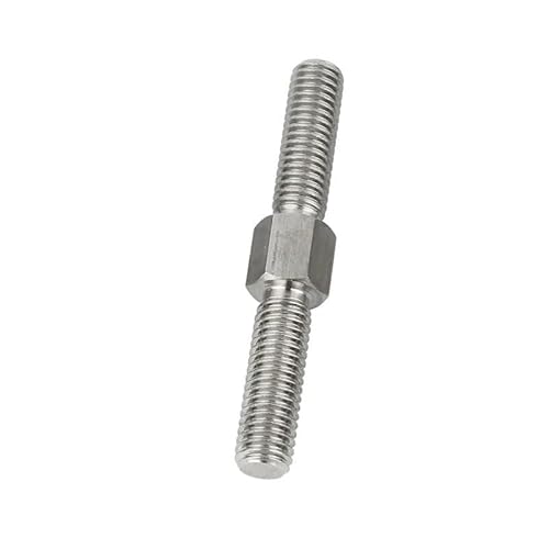 M16 304 Edelstahl Doppelkopf-Gewindestangen-Linksgewinde Rechts-Doppelendgewinde-Stangenbolzen(60mm) von RTKYYZ
