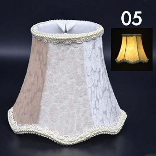 Nordischer Stil Art Decor Lampenschirme Samt Stoff Kronleuchter Wandlampe Lampenschirm Moderne Lampenabdeckung for Wohndekor Lichtabdeckungen(5) von RTKYYZ