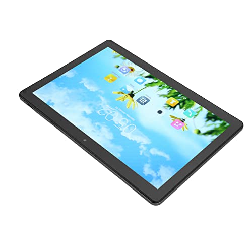 RTLR 10,1 Zoll Tablet Vorne 8 MP 100-240 V HD Hinten 13 MP Business Tablet (Schwarz) von RTLR