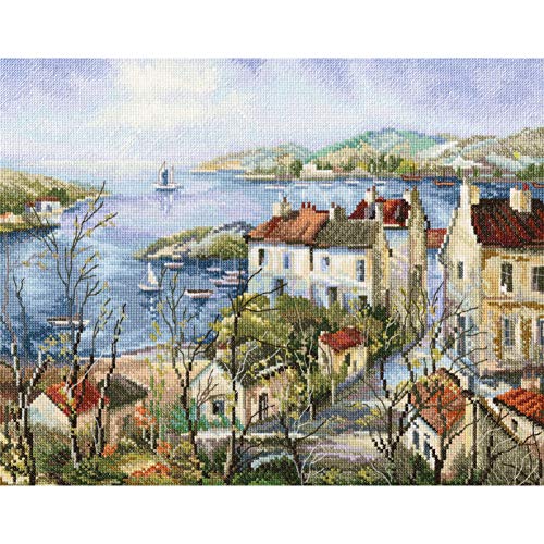 RTO M554 Ruhige Stadt am Meer Kreuzstichset, Baumwolle, Mehrfarbig, 35,5x28,5 cm RTO M554 Ruhige Stadt am Meer Kreuzstichset, Baumwolle, Mehrfarbig, 35,5x28,5 cm von RTO