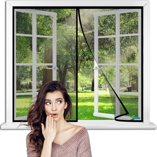 Fliegengitter Fenster 110 x 110 cm Magnetisch Verschiedene Größen Moskitoschutz Magnetvorhang Anti-Moskito Insektenschutzgitter Rolle Klebestreifenhalten Schiebe Dach【Schwarz】 Fliegengitter Fenster 110 x 110 cm Magnetisch Verschiedene Größen Moskitoschutz Magnetvorhang Anti-Moskito Insektenschutzgitter Rolle Klebestreifenhalten Schiebe Dach【Schwarz】 von RTOTS