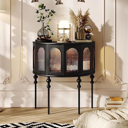 RTREADE Moderner Konsolentisch, Eingangsbereich Deko Tisch, Flurtisch Holz, Eingangstisch Hinter dem Sofa, für Wohnzimmer, Schlafzimmer, Eingangshalle, Flur von RTREADE