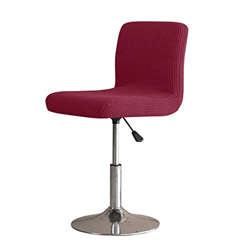 Bar Stuhlhussen für Barhocker Stuhlhussen 2er/4er/6er 8er Set Stretch Bar Stool Covers Bezug Bezüge Dick Weich Plüsch Computer-Bürostuhl Bezug für Universal Boss Drehstuhl Stuhlbezug ( Color : #15 , S von RTSFKFS