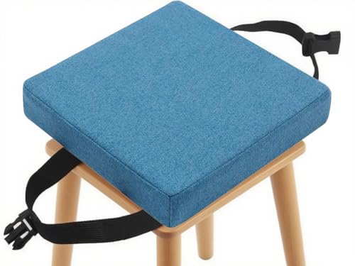 Barhocker Kissen 30×30 33×33 35×35 40×40cm, AntiRutsch Atmungsaktiv Kleinen Stuhl Sitzpolster, Stuhl-Sitzkissen Hocker Sitzkissen Sitzmatte for Zuhause, Schule, Stuhl, Hocker(Color1,50x50x5cm) von RTSFKFS