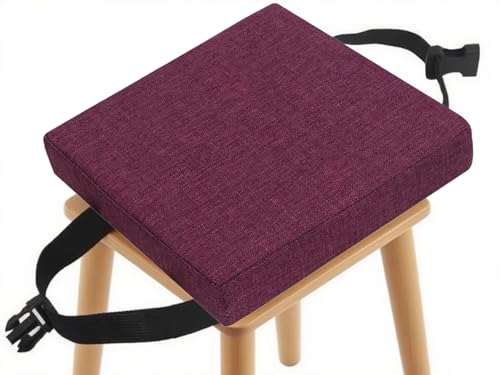 Barhocker Kissen 30×30 33×33 35×35 40×40cm, AntiRutsch Atmungsaktiv Kleinen Stuhl Sitzpolster, Stuhl-Sitzkissen Hocker Sitzkissen Sitzmatte for Zuhause, Schule, Stuhl, Hocker(Color10,30x30x5cm) von RTSFKFS
