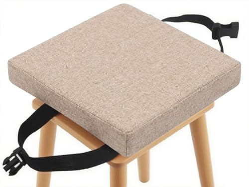 Barhocker Kissen 30×30 33×33 35×35 40×40cm, AntiRutsch Atmungsaktiv Kleinen Stuhl Sitzpolster, Stuhl-Sitzkissen Hocker Sitzkissen Sitzmatte for Zuhause, Schule, Stuhl, Hocker(Color11,30x30x5cm) von RTSFKFS