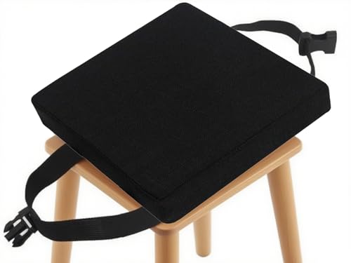 Barhocker Kissen 30×30 33×33 35×35 40×40cm, AntiRutsch Atmungsaktiv Kleinen Stuhl Sitzpolster, Stuhl-Sitzkissen Hocker Sitzkissen Sitzmatte for Zuhause, Schule, Stuhl, Hocker(Color3,35x35x8cm) von RTSFKFS