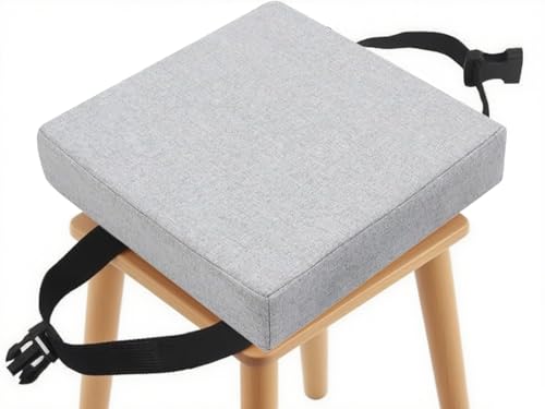 Barhocker Kissen 30×30 33×33 35×35 40×40cm, AntiRutsch Atmungsaktiv Kleinen Stuhl Sitzpolster, Stuhl-Sitzkissen Hocker Sitzkissen Sitzmatte for Zuhause, Schule, Stuhl, Hocker(Color4,35x35x8cm) von RTSFKFS