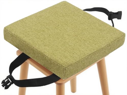 Barhocker Kissen 30×30 33×33 35×35 40×40cm, AntiRutsch Atmungsaktiv Kleinen Stuhl Sitzpolster, Stuhl-Sitzkissen Hocker Sitzkissen Sitzmatte for Zuhause, Schule, Stuhl, Hocker(Color6,38x38x3cm) von RTSFKFS