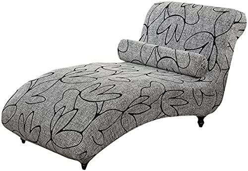 RTSFKFS Elastische Chaiselongue Schonbezüge Liegesessel Stuhlbezug, Chaiselongue-Bezug ohne Armlehnen Relaxliege Stuhlbezüge, Schonbezug Stretch rutschfest Relaxsessel Bezüge (Color : #13) von RTSFKFS