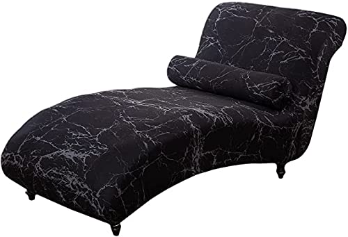 RTSFKFS Elastische Chaiselongue Schonbezüge Liegesessel Stuhlbezug, Chaiselongue-Bezug ohne Armlehnen Relaxliege Stuhlbezüge, Schonbezug Stretch rutschfest Relaxsessel Bezüge (Color : #4) von RTSFKFS