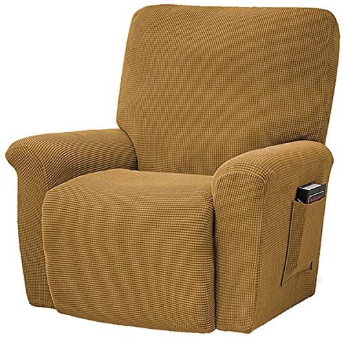 RTSFKFS Jacquard Sesselbezug 4-teiliges, Sesselschoner, Stretchhusse für Relaxsessel Komplett, Elastisch Bezug für Fernsehsessel Liege Ruhesessel Bezüge Sofa überzug Schutzbezug (Color : Color-21) RTSFKFS Jacquard Sesselbezug 4-teiliges, Sesselschoner, Stretchhusse für Relaxsessel Komplett, Elastisch Bezug für Fernsehsessel Liege Ruhesessel Bezüge Sofa überzug Schutzbezug (Color : Color-21) von RTSFKFS