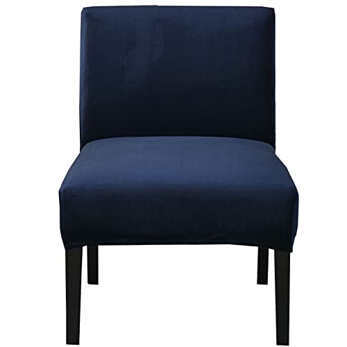 RTSFKFS Sesselbezug Ohne Armlehne Stretch Samt Armlose Stuhlschonbezüge Sofabezug 1/2 Stück Sesselschoner Universal Sessel-Überwürfe Waschbar,für Wohnzimmer Hotel (Color : Color-24, Size : 1pc) von RTSFKFS