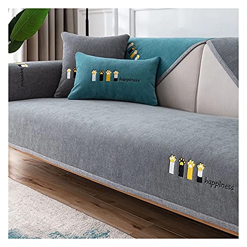 RTSFKFS Sofaüberzug ecksofa Sofabezug l Form Couchbezug 3/2 /4 sitzer Sofahusse u Form Sofa Schutz Abdeckung rutschfeste Waschbar Wohnzimmerdekoration Sofa Überwürfe (Color : C, Size : W70xL120cm1pc) von RTSFKFS