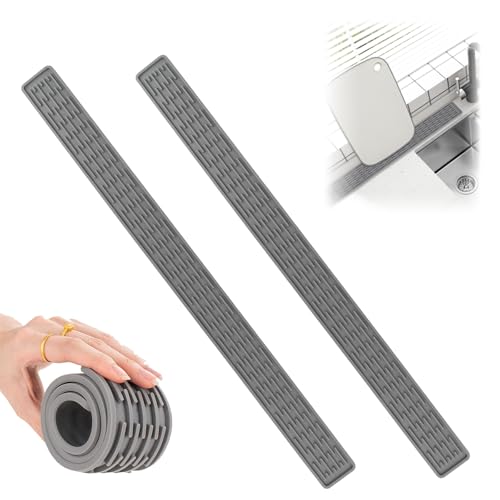 Abtropfmatte Schmal, 2 Stück Silikonmatte Platzsparend Barmatte Silikon Abtropfmatte Geschirr Wasserabsorbierende Untersetzer Spritzschutz Spülbecken für Küche Spüle Faucet Grau Abtropfmatte Schmal, 2 Stück Silikonmatte Platzsparend Barmatte Silikon Abtropfmatte Geschirr Wasserabsorbierende Untersetzer Spritzschutz Spülbecken für Küche Spüle Faucet Grau von RTSHUK