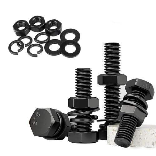 M6x30 Schrauben, 20 Stück Linsenkopfschrauben Edelstahl A2 V2A Schwarzoxid Edelstahlschrauben Innensechskant Vollgewinde Muttern Unterlegscheiben Sortiment Kit M6x30 Schrauben, 20 Stück Linsenkopfschrauben Edelstahl A2 V2A Schwarzoxid Edelstahlschrauben Innensechskant Vollgewinde Muttern Unterlegscheiben Sortiment Kit von RTSHUK