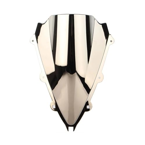 RTSMD Motorrad-Windschutzscheibe Mit Doppelter Blase Für Aprilia RSV4 R RSV4R RS4 125 50 2009–2016 RS V4 Windschutzscheibe Ersatz(Silber) von RTSMD