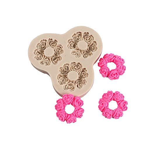 Fondant Kuchen Cutter Schimmel 2 Stücke Fondant Silikonform Fondant Kuchen Umgebende Dekoration Diy Schokoladenform A von RTSP