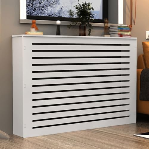 Heizkörperabdeckung für Zuhause, Wandheizungsabdeckung für Alte Heizkörper, Routerschrank, Zusätzlicher Regalplatz, für Zuhause, Flur(80x80x25cm/31x31x10in) von RTTZBOZ