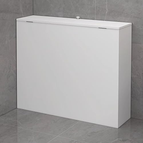 Heizkörperverkleidung, Wandheizungsabdeckung aus Holz-Kunststoff-Platten für Zuhause, 4-seitiges Gehäuse, mit Oberem Ablagefach, für Wohnzimmer(70x50x20cm/28x20x8in) von RTTZBOZ