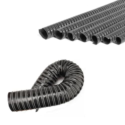 RTVGNSZSJL 19 25 32 38 51 102 152mm Lüftungsschlauch Auto-Lufteinlassrohr Länge 1-10m Universal Flexible Kanalschlauche Temperaturbeständigkeit Auto Ansaugrohr(2m/6.56ft,220mm-8.6in) von RTVGNSZSJL