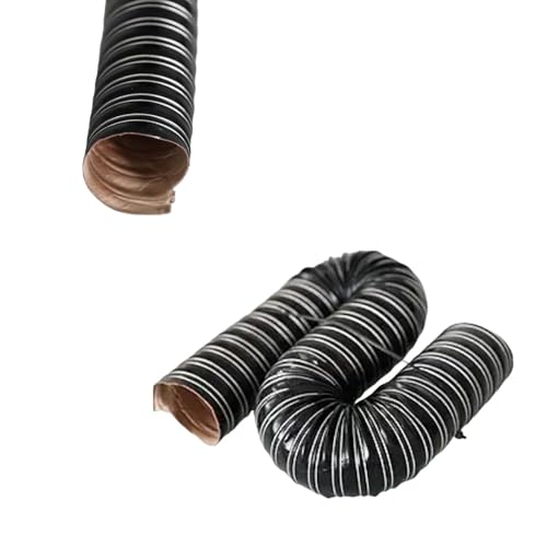 RTVGNSZSJL 20 35 45 65 120 180 305mm Silikonschlauch Flexibel Lüftungsschlauch Klimageräte Abluftschlauch 1 2 4 6 8 10m Auto-Lufteinlassrohr Schwarz(4m(13ft),120mm) von RTVGNSZSJL